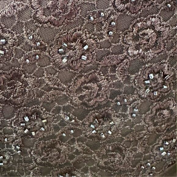 JS Collection Lace Beaded Bustier Top - Size 14 - EUC - Picture 4 of 7